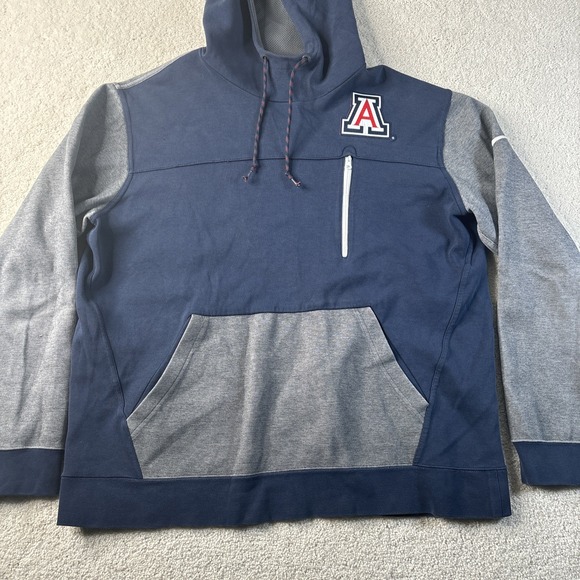 Nike Arizona Wildcats Men's Size XL AV-15 2.0 Pullover Hoodie Blue University - Picture 2 of 16